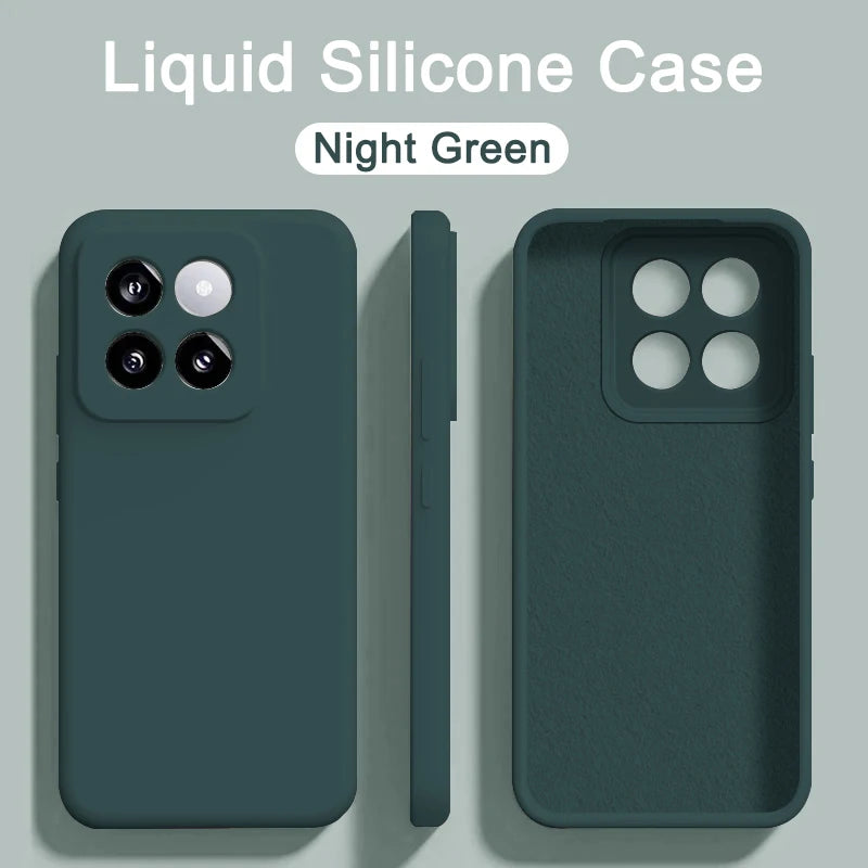 Original Liquid Silicone Phone Case for Xiaomi Mi 13 14 11T 12T 13T Pro Cases Mi 13 12 12S 11 14 Pro Ultra Lite 12X Back Cover