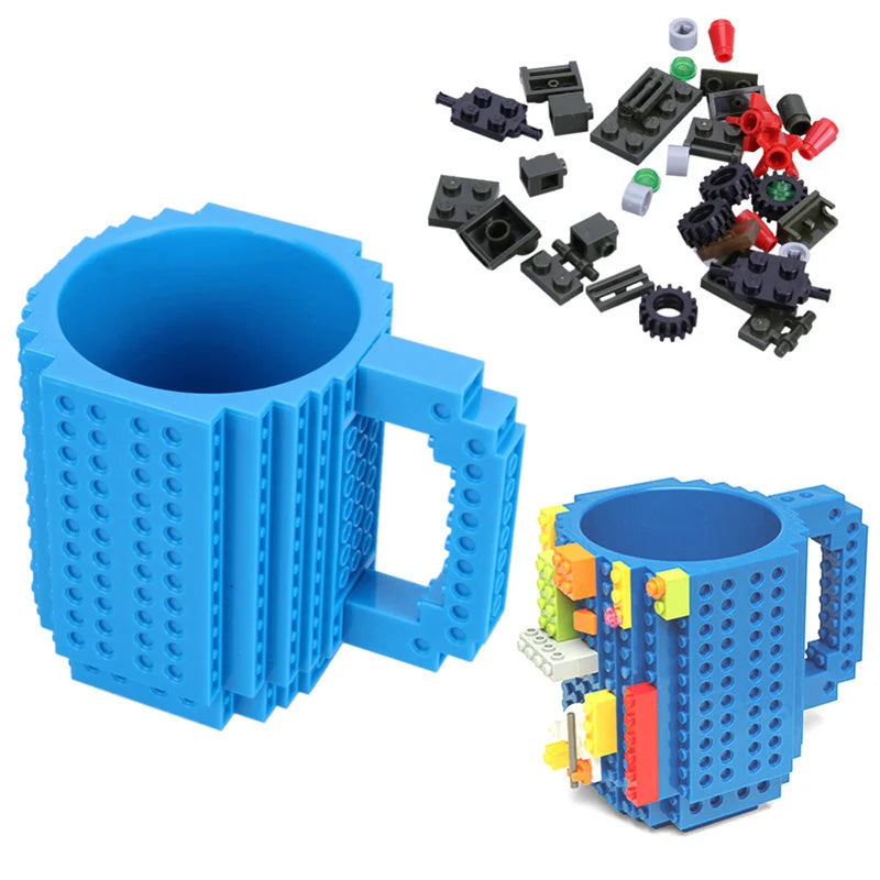 Creative Build-on Brick Mug Cups Building Blocks Design Birthday Gifts Personalized Decorations