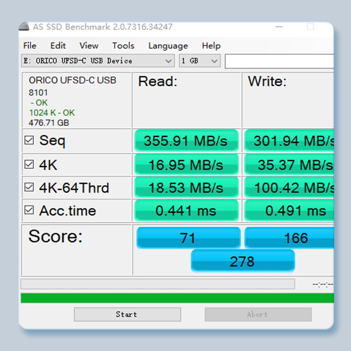 ORICO UFSD All Metal 512GB USB Flash Drive 411MB/S Pen Drives 256GB 128GB 64GB USB Stick Type C Pendrives Memory Stick U Disk