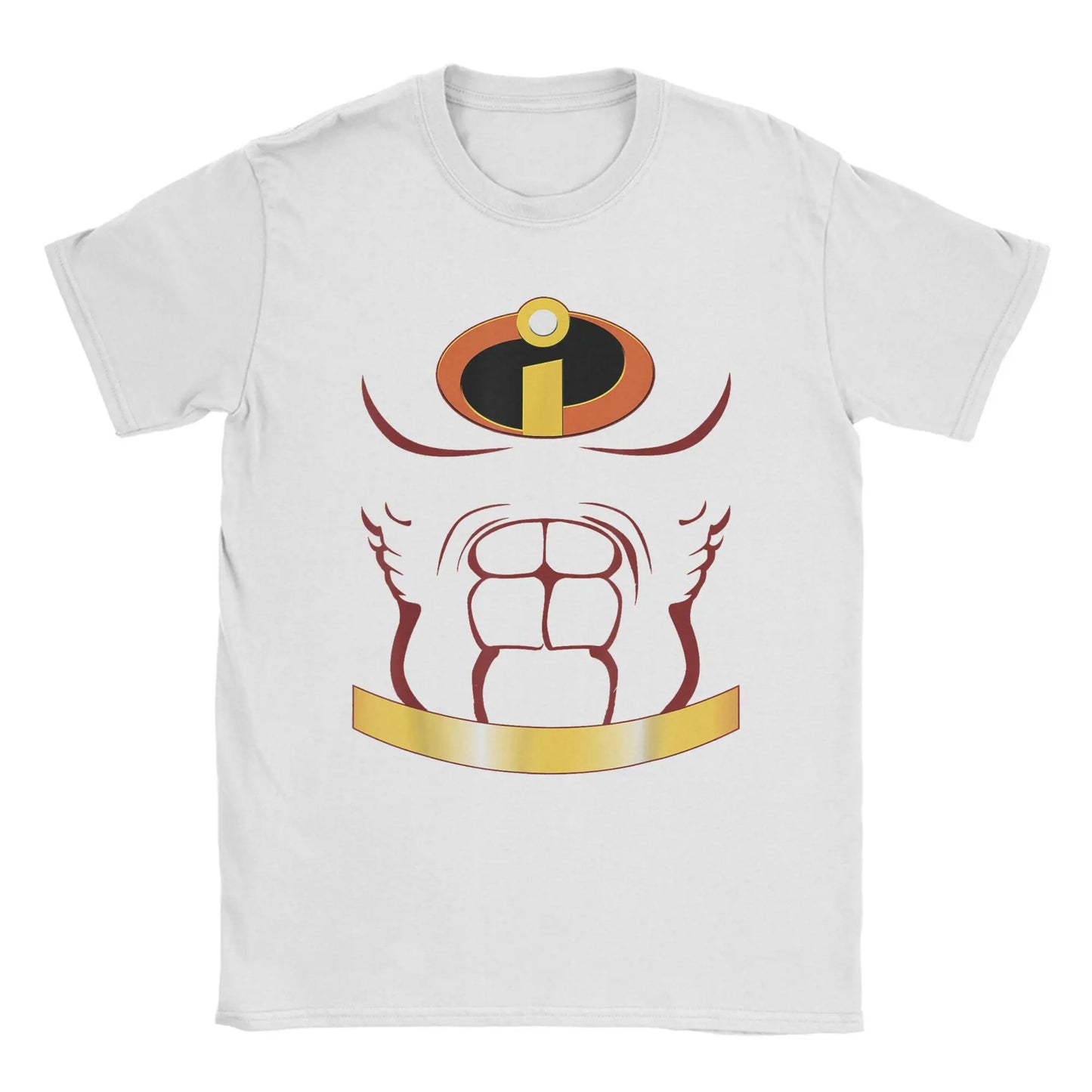 The Incredibles Halloween Superhero Costume T-Shirt Men  Crazy Cotton Tees Crew Neck Short Sleeve T Shirt Graphic merchandise