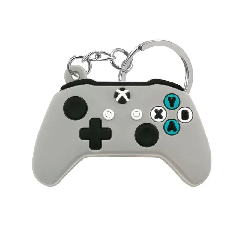 1PCS PVC Game Machine Keychain & Keyring Cute Gamepad Joystick Key Chain PS4 Game Console Jewelry Bag Car Hanging Accessories