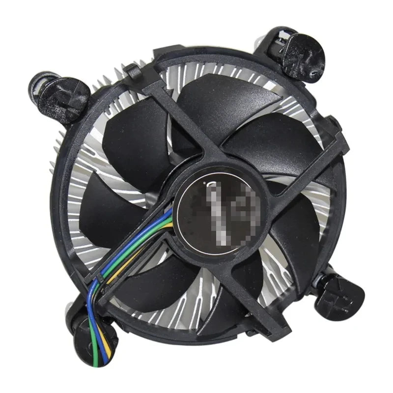 CPU Cooler Aluminum With 3.5-Inch Fan, 4-Pin Connector For Office PC Computer Intel Core I3/i5/i7 Socket 1150/1155/1156