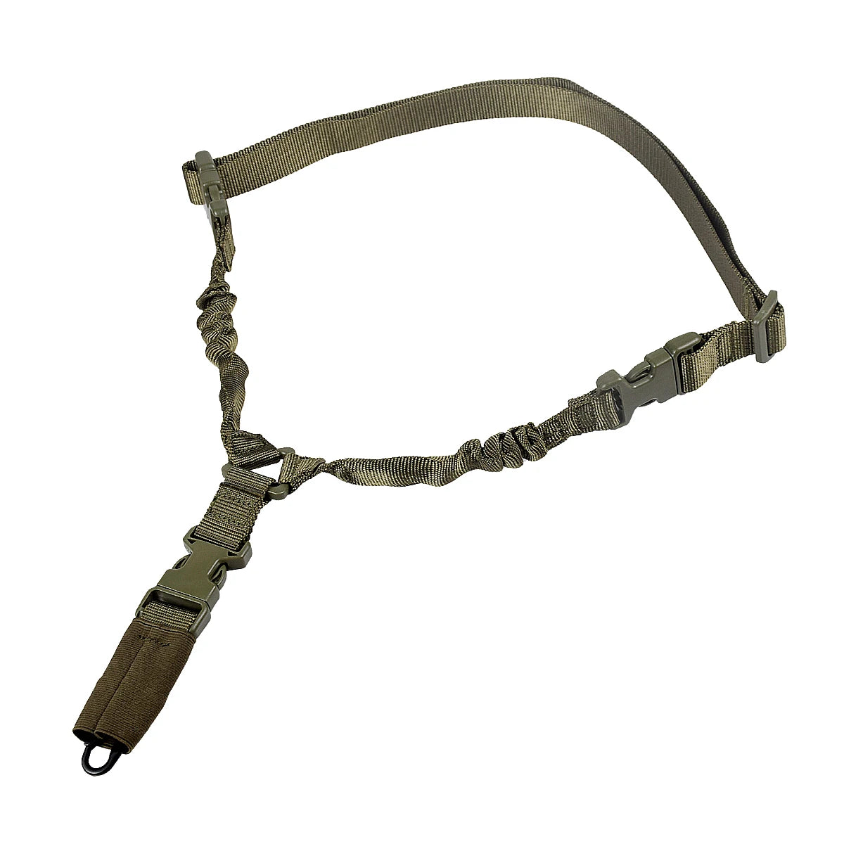 Tactical A-1 20mm Sling Swivel Adjustable 3 Point Bungee Gun Sling Airsoft Rifle Strapping Belt Hunting Shooting Accessories