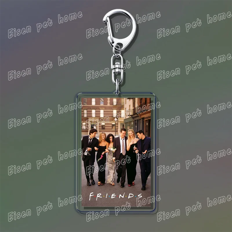 Popular Classic Movies Keychains for Accessories Bag Jaws Fight Club Avatar Films Pendant Key Chains Keyrings Jewelry Fans Gifts