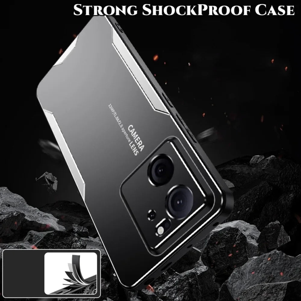 ShockProof Alloy Metal Case For Xiaomi 15T 13T 14T 12T 11T 12X 15 14 13 12 Mi 11i 10T Pro Ultra Silicone Back Cover Shell Cases