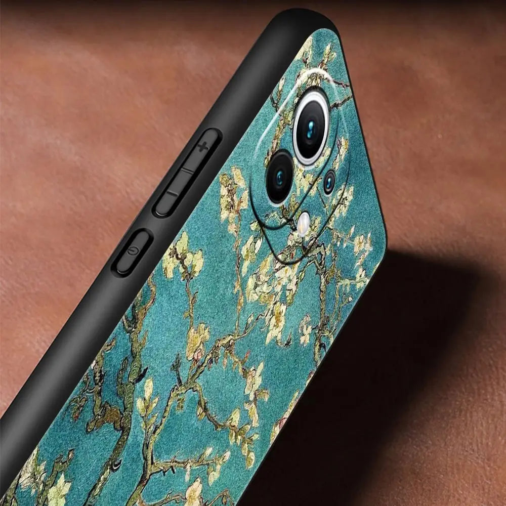 Mona Lisa Van gogh Oil Painting Art Case For Xiaomi 13 12 11 Lite 12T 11T 10T 9T Mi Poco X5 M4 M3 X4 X3 Pro F5 F4 F3 GT 5G Cover