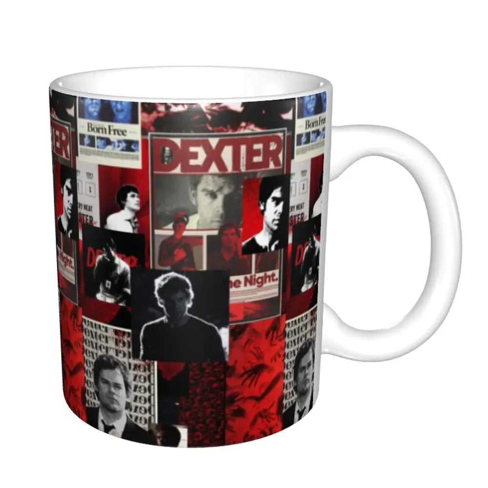 Customized Dexter Morgan Mugs DIY Movie Ceramic Milk Tea Coffee Cup
