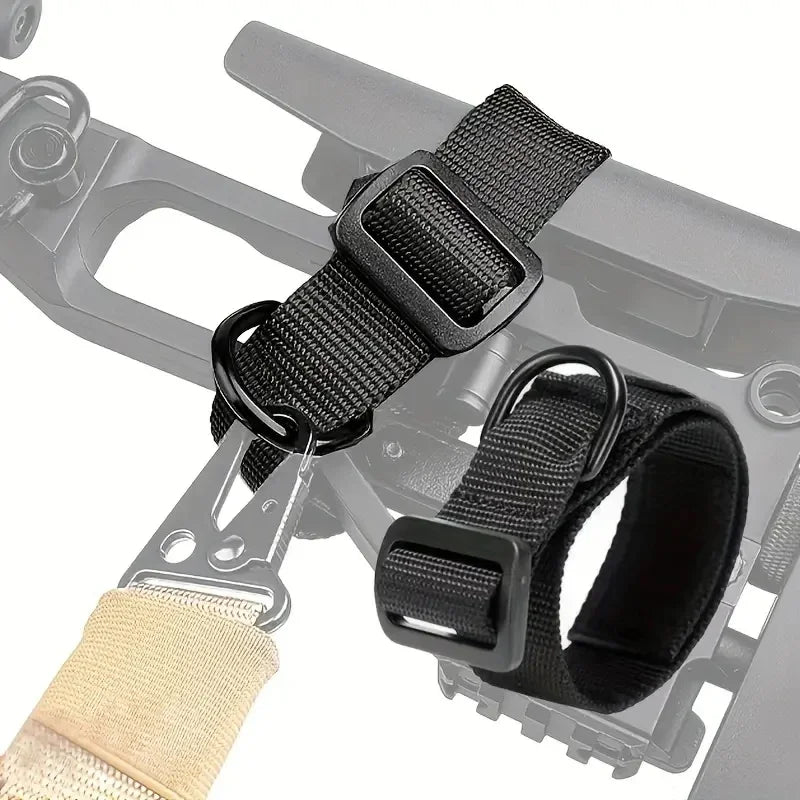 Tactical  Universal Sling with D-Ring: Shooting, Hunting & Wear-Resistant Strap For Accessories
