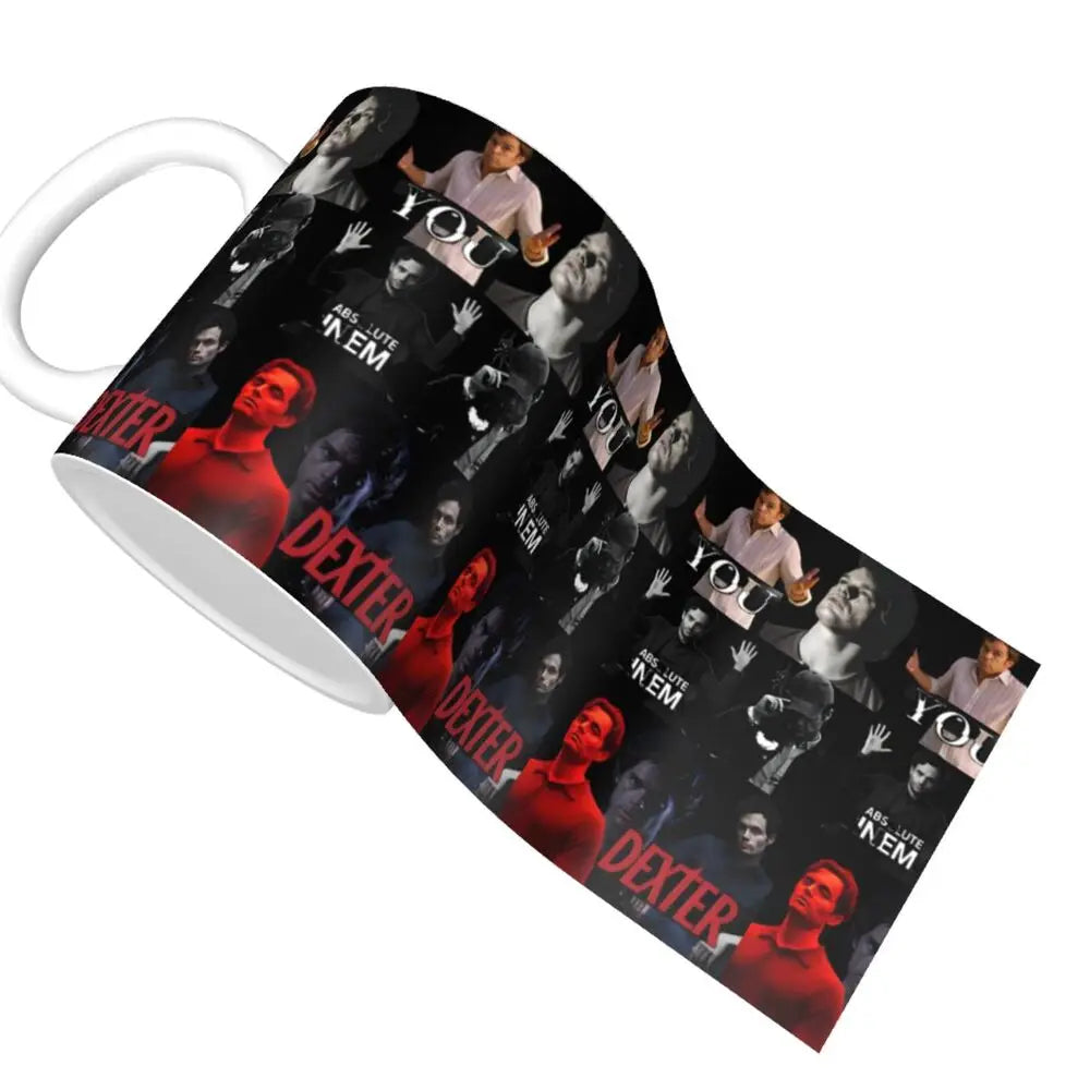 Customized Dexter Morgan Mugs DIY Movie Ceramic Milk Tea Coffee Cup