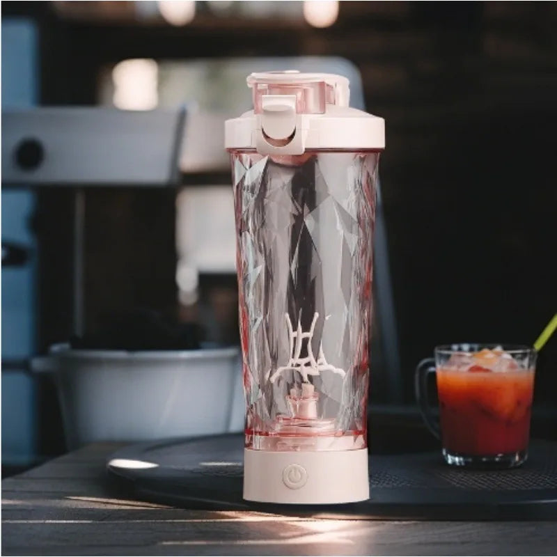 650ml Electric Protein Shaker Cup Automatic Mixer for Milk Coffee Compact Blender Bottle with Fitness Use for Gym And Outdoor