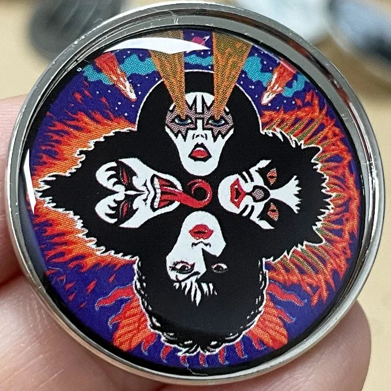 Music Badge Medal Brooch Pins for Backpacks