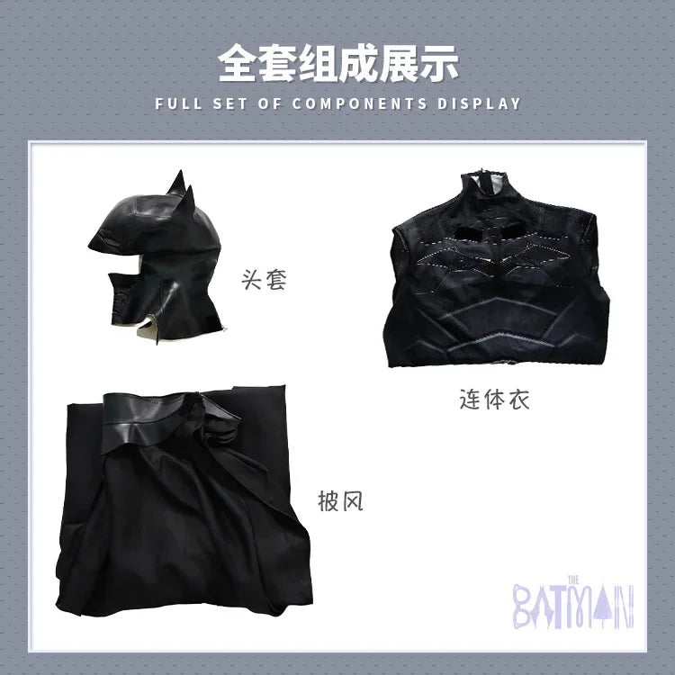 Anime Detective Comics Batman Cosplay Costume Uniform Halloween Carnival Party Christmas Play Role Clothes Clothing