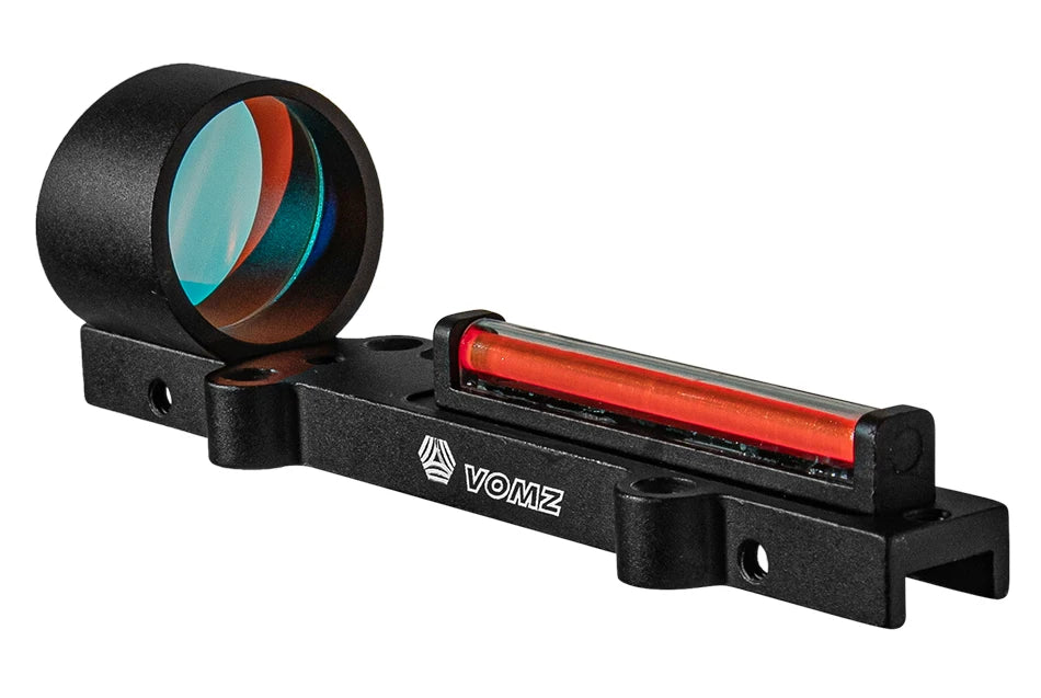 Tactical 1X28 Red Fiber Red Dot Sight Scope Holographic Sight Fit Shotgun Rib Rail Hunting Shooting Accessory Pilad Pf0