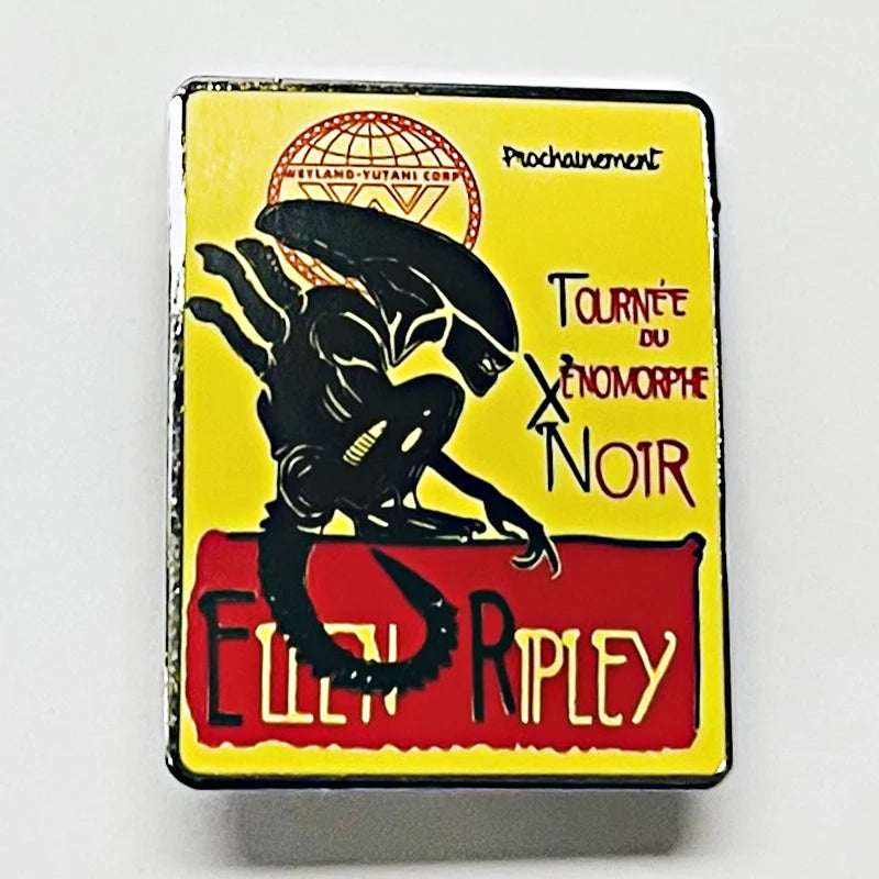 Ellen ripley xenomorphe enamel pin vintage movie poster badge Jewelry Collectibles gifts