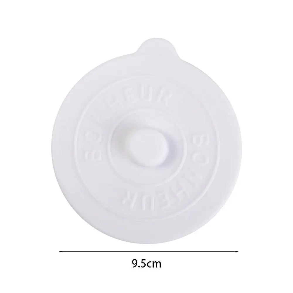 Mugs Lid With Convex Handle Silicone Glass Cup Cover Dustproof Heat-Resistant Cup Lid Universal Round Mug Sealed Cap Pantry