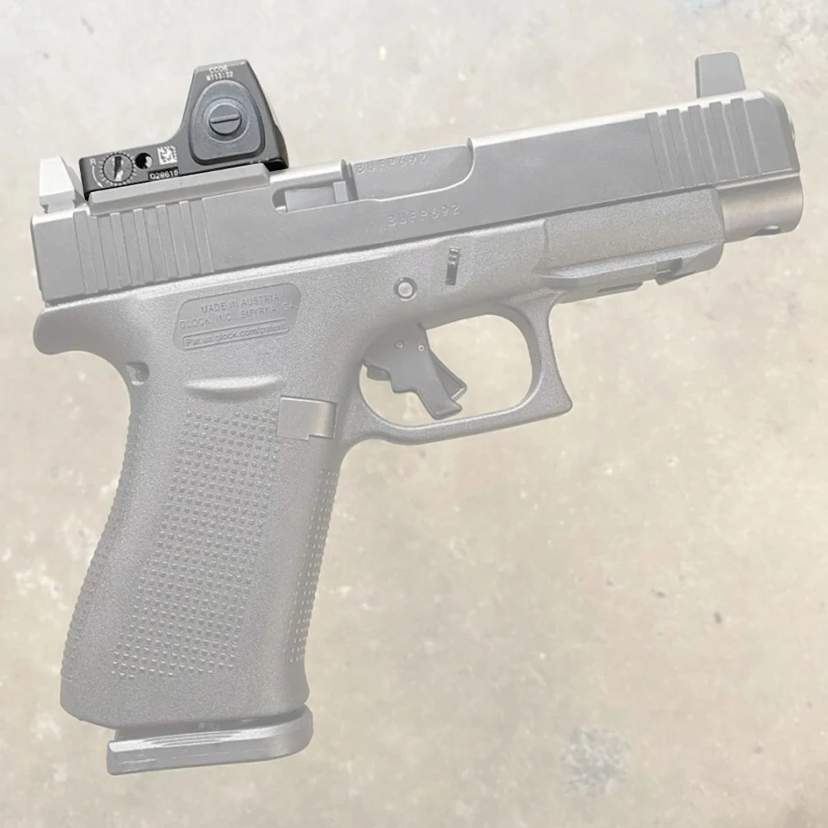 Tactical Red Dot Sight Tactical Reflex Sight Pistol Optics Riflescope G19 G43X Mos M&P Shield 20mm Rail Collimator Sight