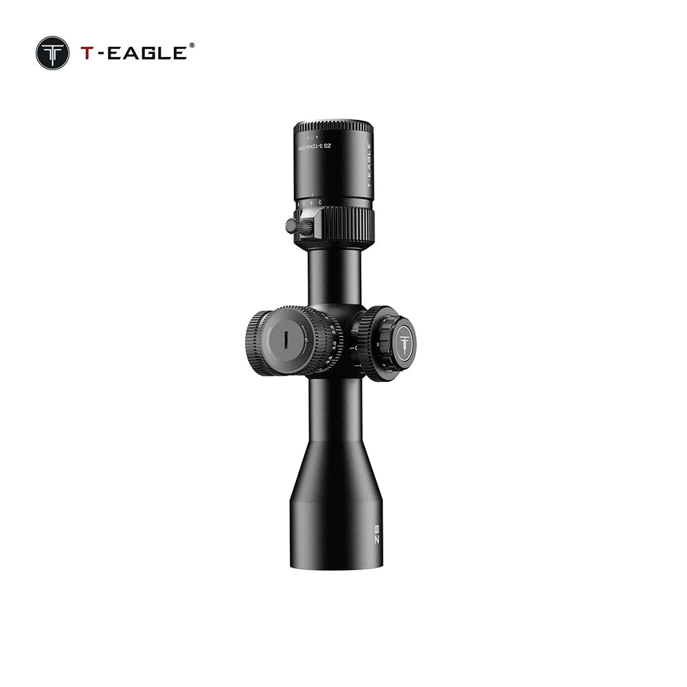 T-EAGLE ZS 3-12x44 FFP IR Rifle Scope Spotting Tactical Riflescope Strong Shockproof Air Gun Sight Hunting Optic Airsoft lunete