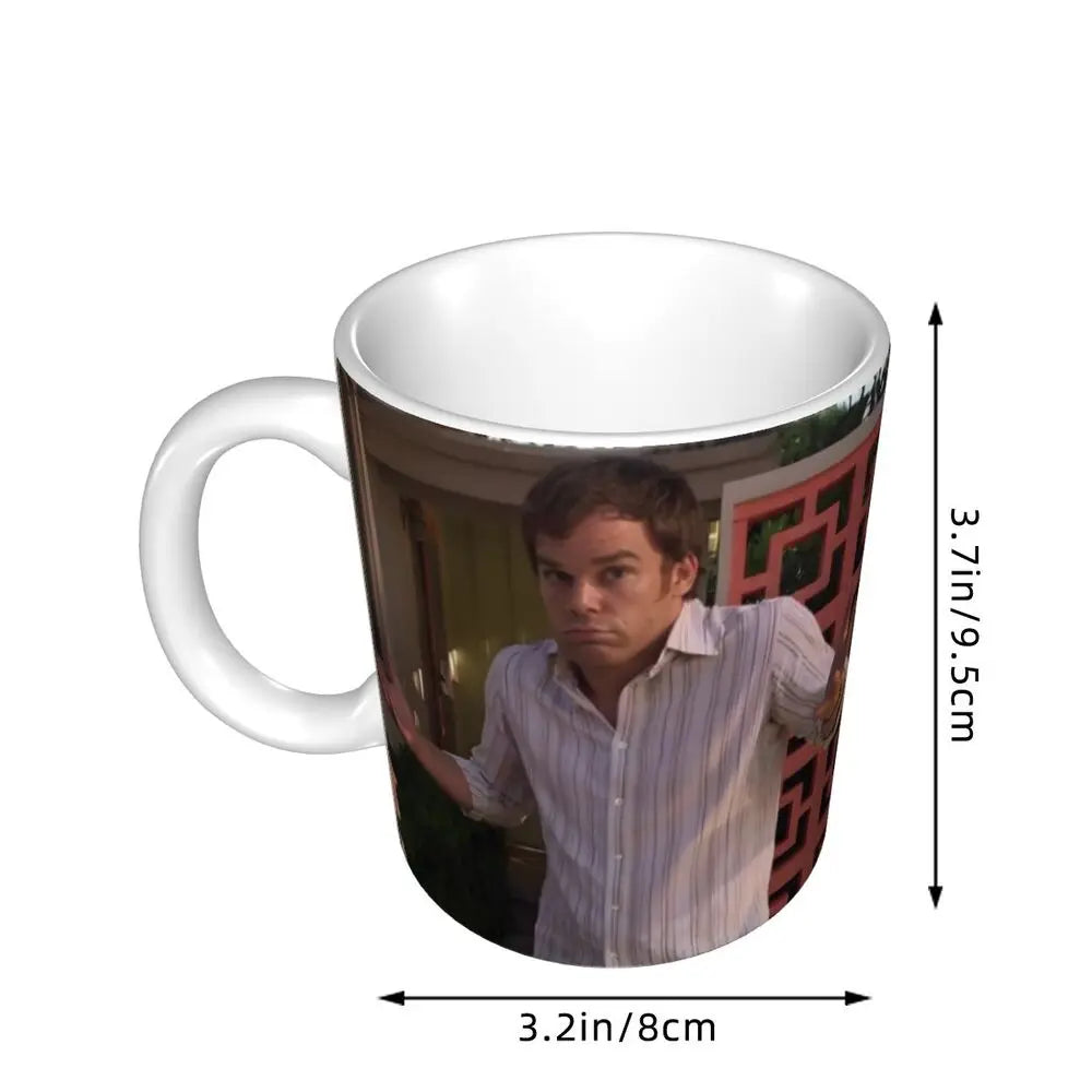 Customized Dexter Morgan Mugs DIY Movie Ceramic Milk Tea Coffee Cup