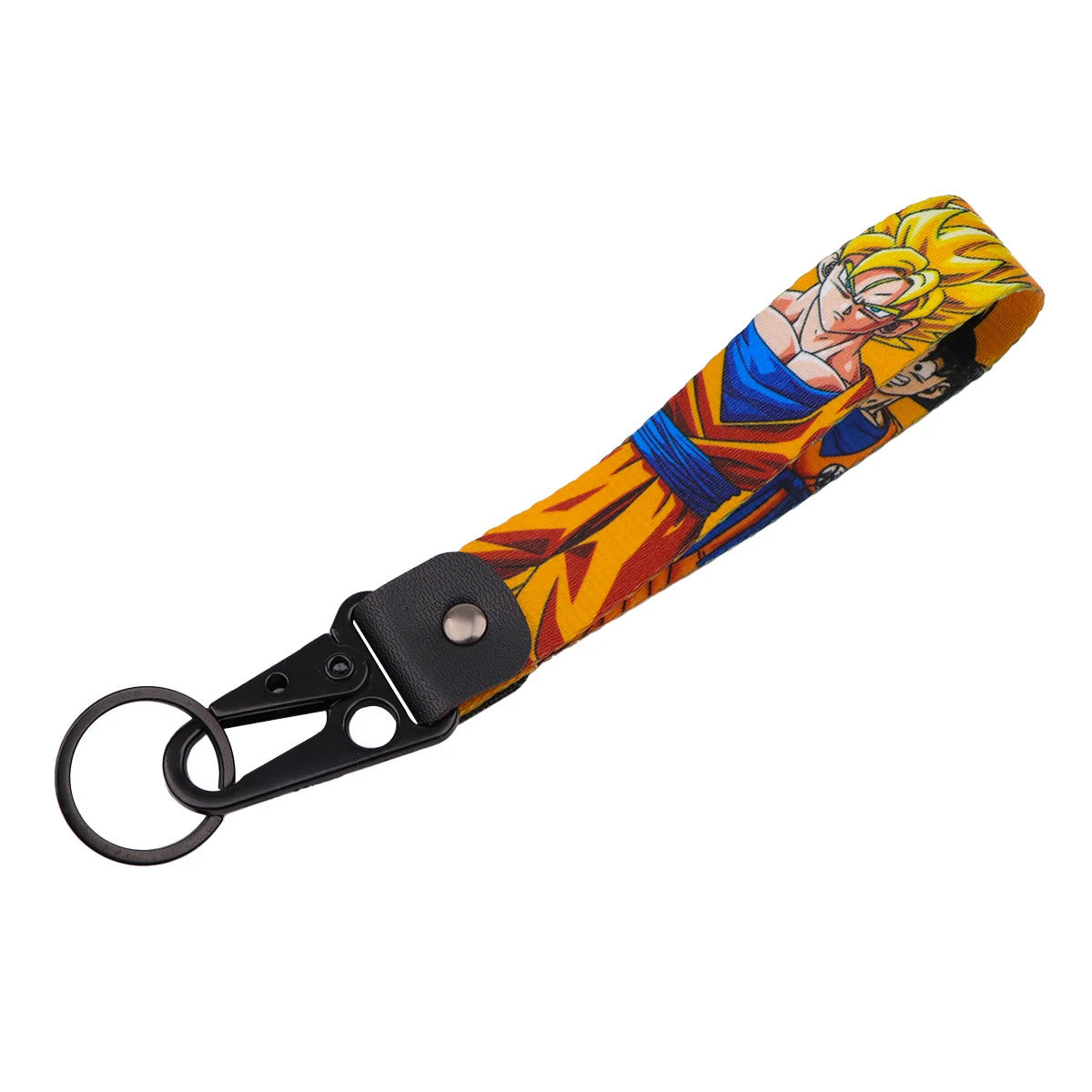 Anime Keychain For Car Motorcycle Cool Boy Short Lanyard Wrist Strap Key Holder Cosplay Accessories Toys Gifts