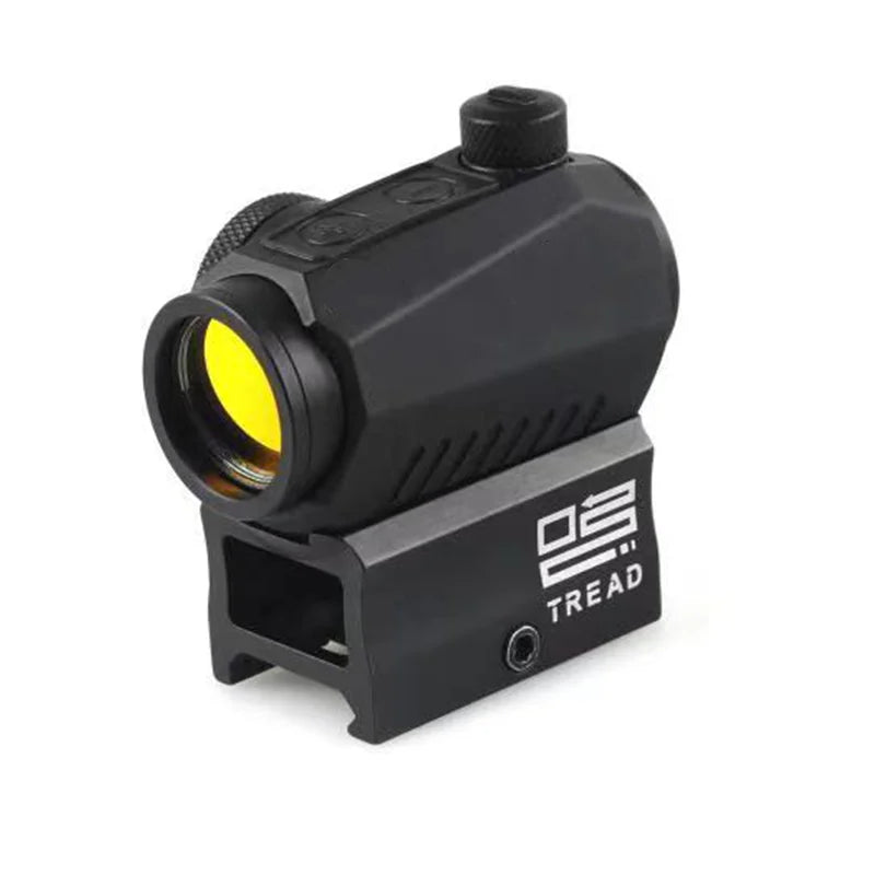 Tactical 1x20mm Reflex Red Dot Sight Riflescope with Free Mount Rails Optic - Blackout Rear Sight for Shield Handguns