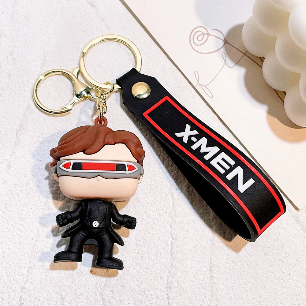 Cartoon The Avengers Keychain Venom Keyring Keys Holder Gifts for Friends