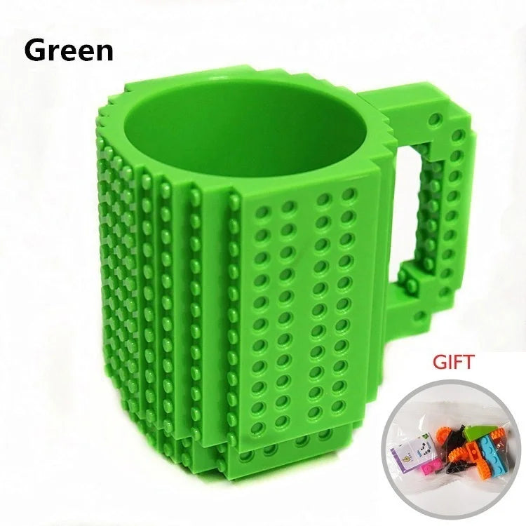Creative Build-on Brick Mug Cups Building Blocks Design Birthday Gifts Personalized Decorations