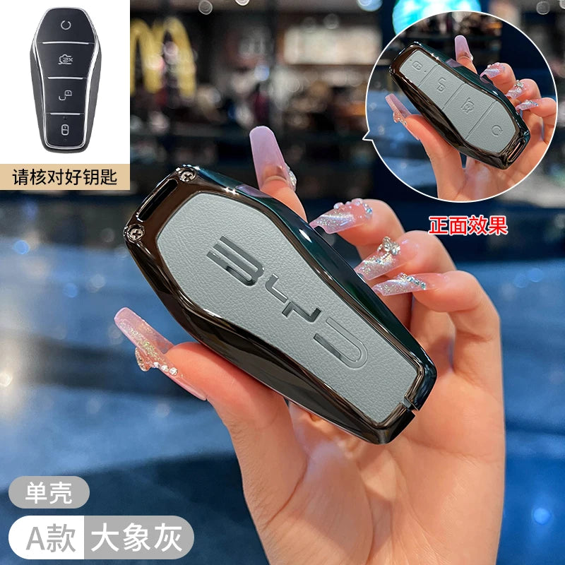 Car Accessories Key Case Holder Cover Buckle For BYD Atto 3 Han EV Dolphin Durable Second Song Pro Tang Dm QIn PLUS MAX Yuan