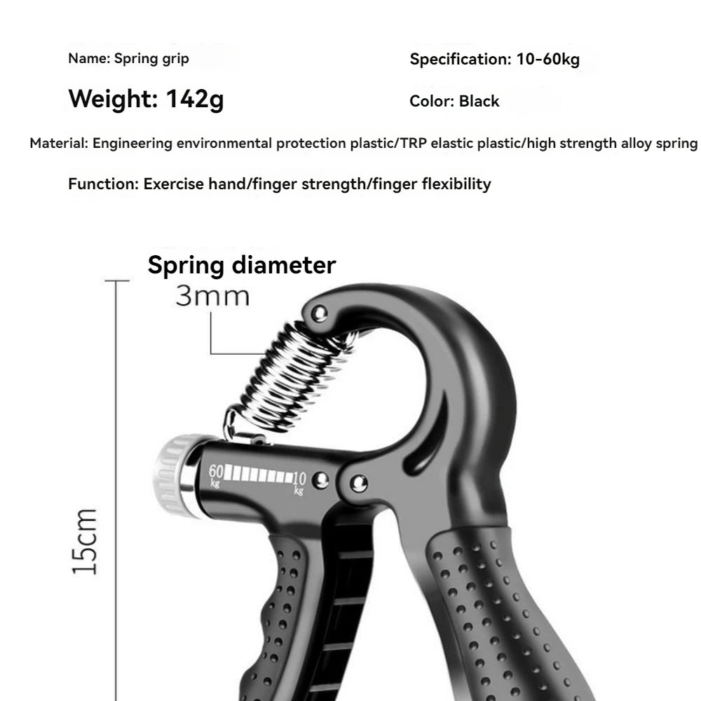 Grip Strength Grips Men'S Professional Training Arm Hand Strength Rehabilitation Stress Reduction Wrist Count Adjustable Grips