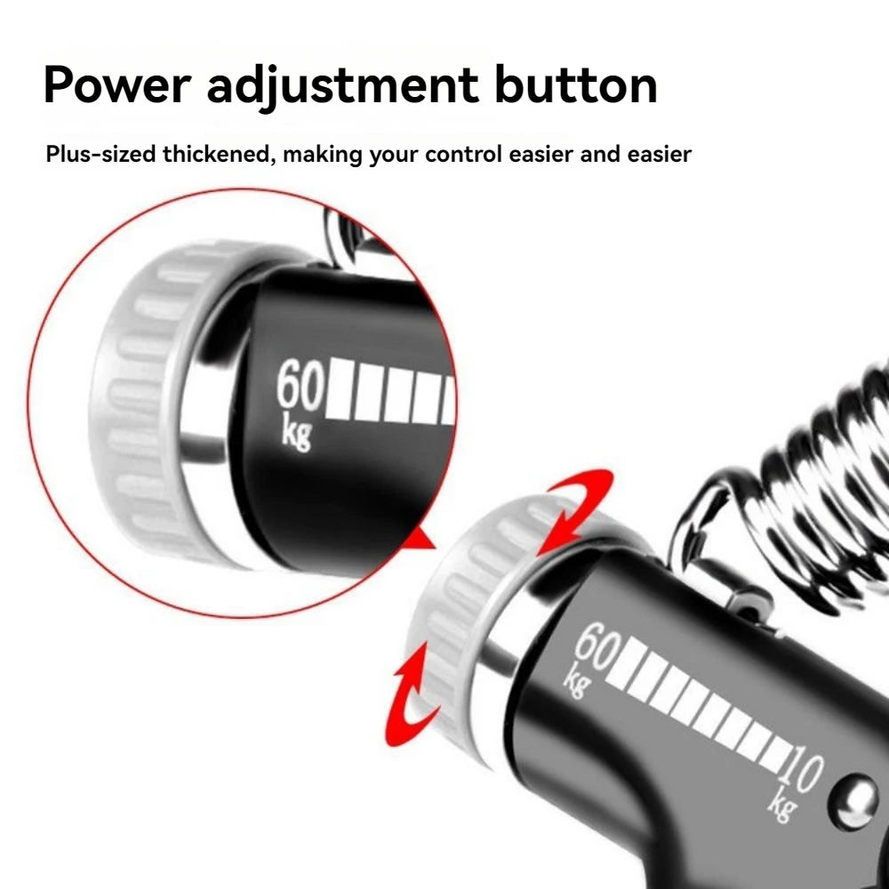 Grip Strength Grips Men'S Professional Training Arm Hand Strength Rehabilitation Stress Reduction Wrist Count Adjustable Grips