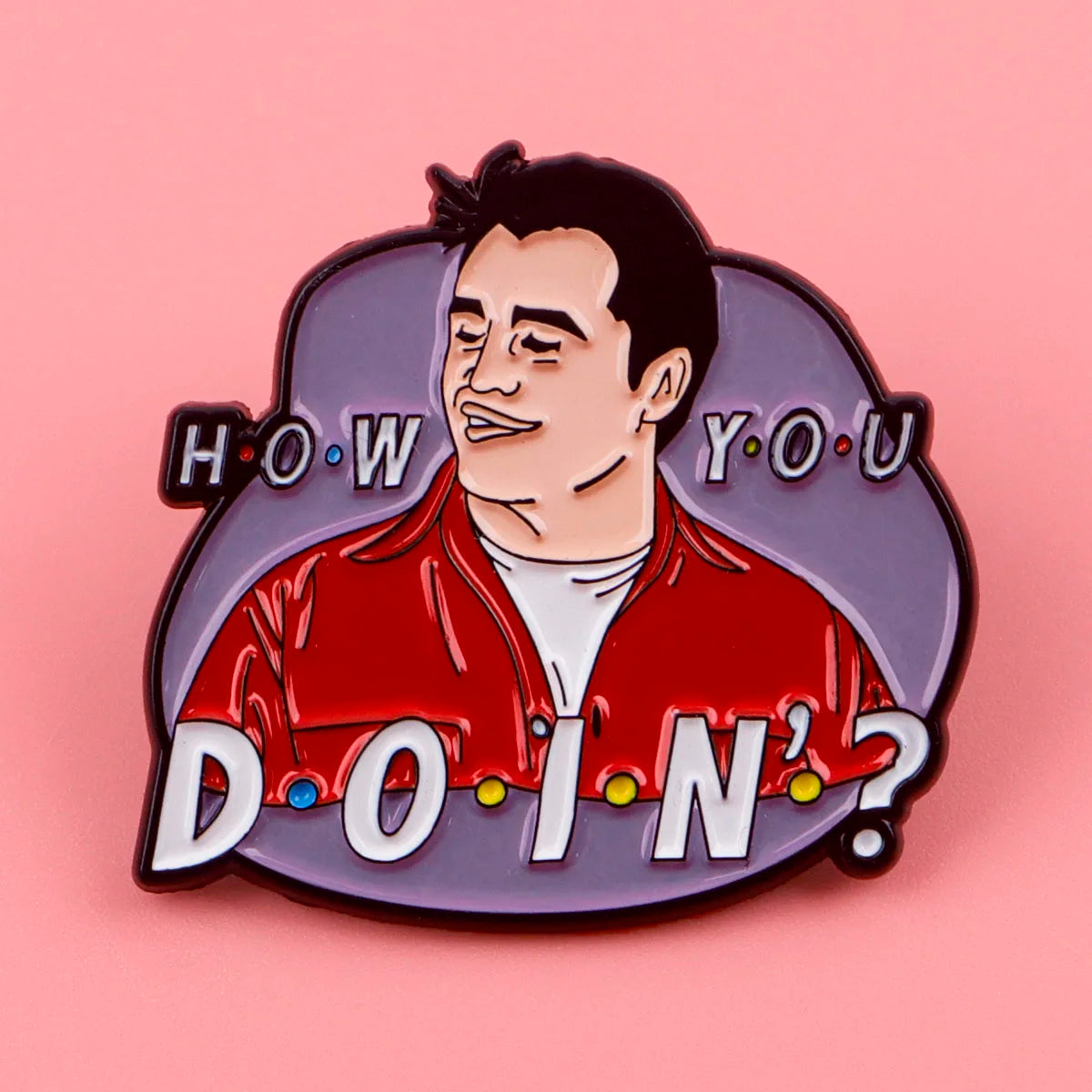 Friends TV Shows Enamel Pin Women's Brooch Cute Lapel Pins for Backpacks Jeans Brooches Adorn Jewelry Accessories Gift