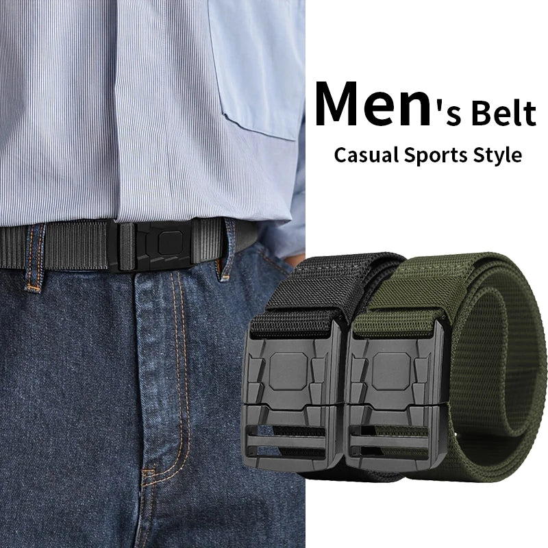 Tactical Waist Belt - Durable Automatic Buckle, Perfect for Outdoor Adventures, Unisex Accessories for Men and Women