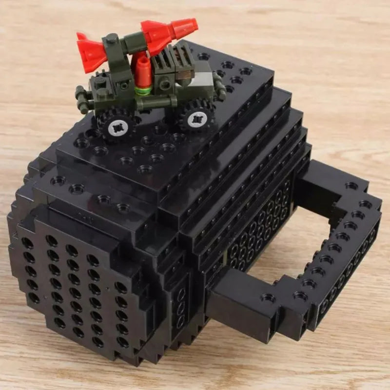 Creative Build-on Brick Mug Cups Building Blocks Design Birthday Gifts Personalized Decorations