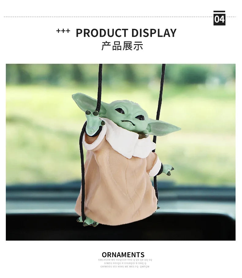 New Anime Star Wars Action Figrues Yoda Baby Toys Cartoon Dolls Interior Decoration Car Pendant Model Boys Girls Gifts