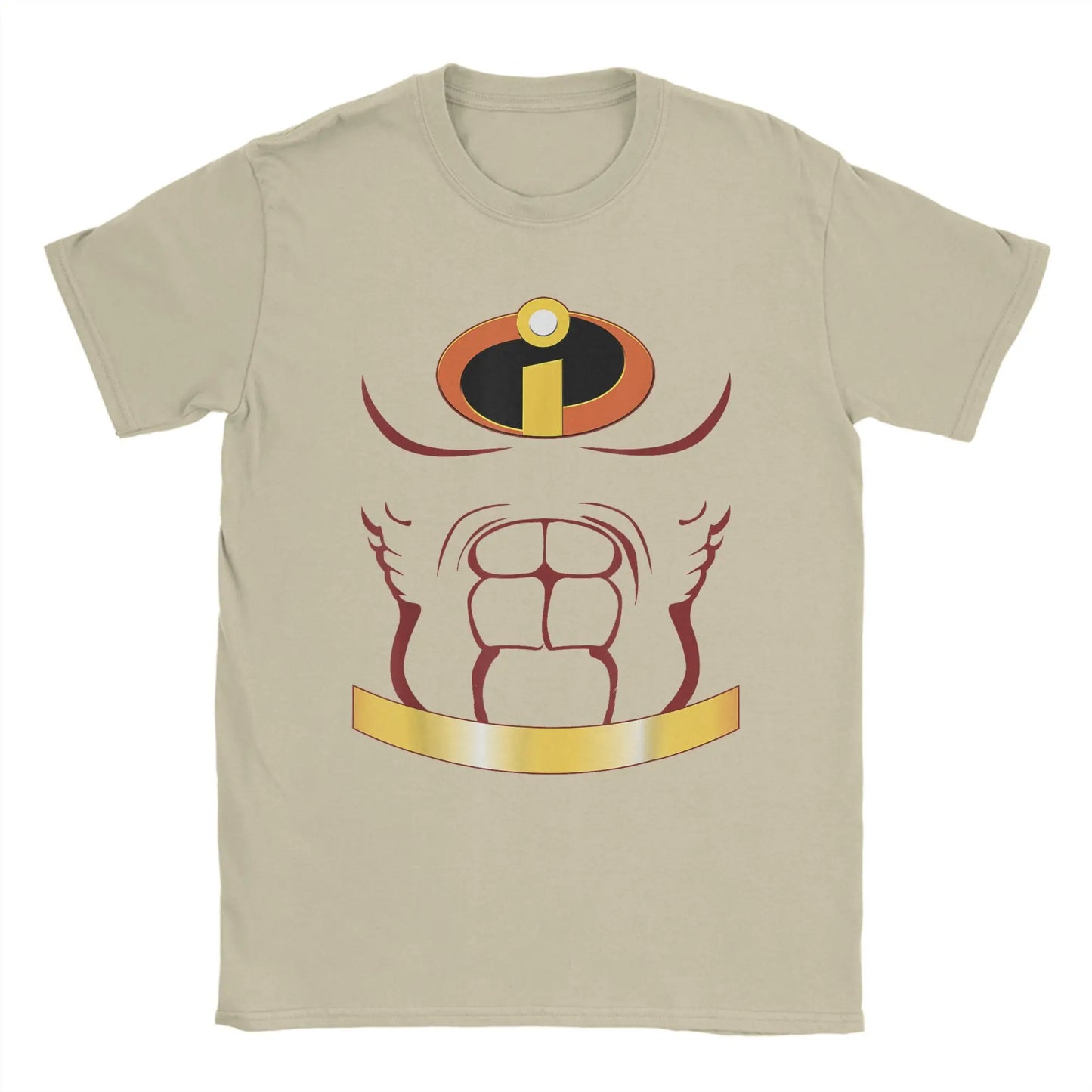 The Incredibles Halloween Superhero Costume T-Shirt Men  Crazy Cotton Tees Crew Neck Short Sleeve T Shirt Graphic merchandise