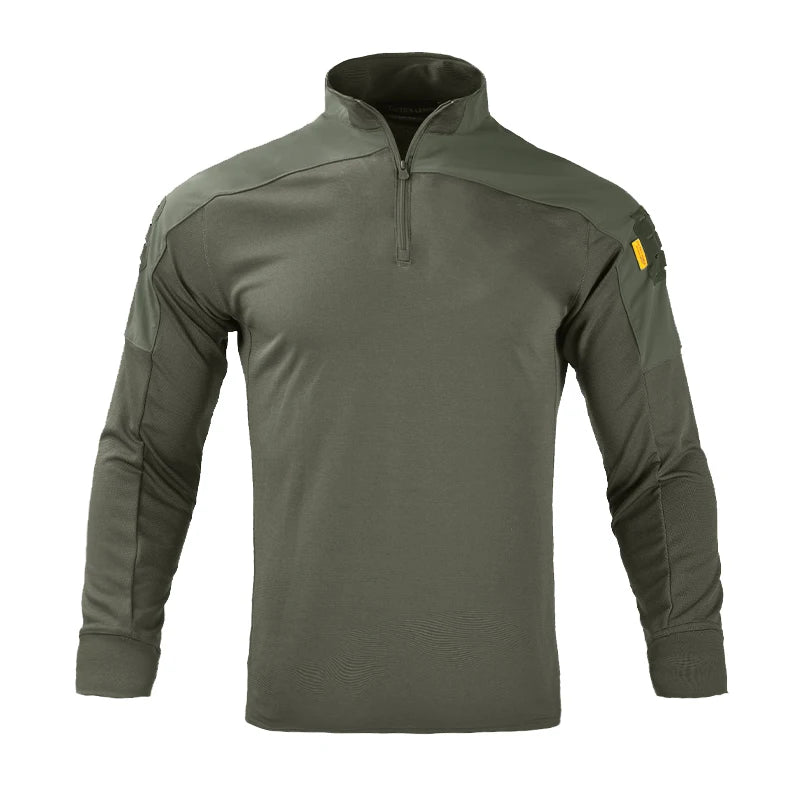 Tactical Shirts for Men Quick Drying Shirt Summer Outdoor Sports Camping T Shirt Military Hiking Breathable Hiking Long Sleeve