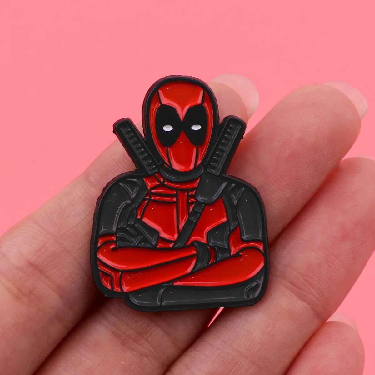 Cartoon Stitch Pin Movie Deadpool Hero Brooches for Women Men Lapel Pins Badges Clothes Accessories Cosplay Jewelry Fans Gifts