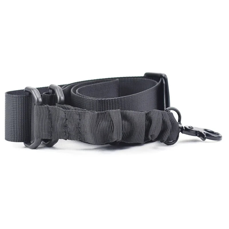 Tactical Single Point Gun Sling Shoulder Strap Rifle Rope Belt with Metal Buckle Shotgun Hunting AR 15 Accessories Airsoft Gear