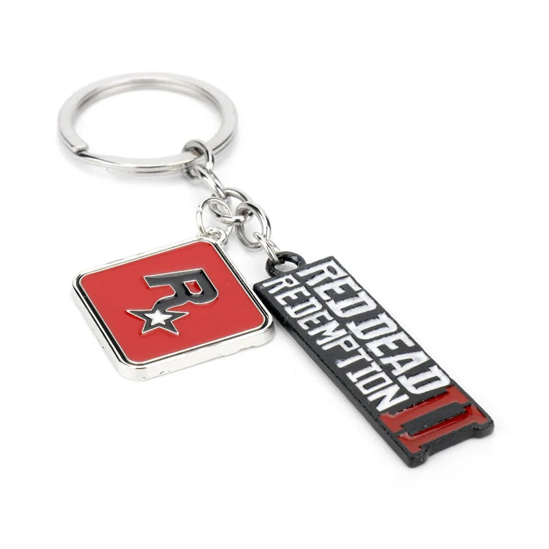Creative movie Keychain Men Cosplay Game Pendant Car Key Rings Metal Key Accessories Key Props Bag Jewelry Fans Gifts