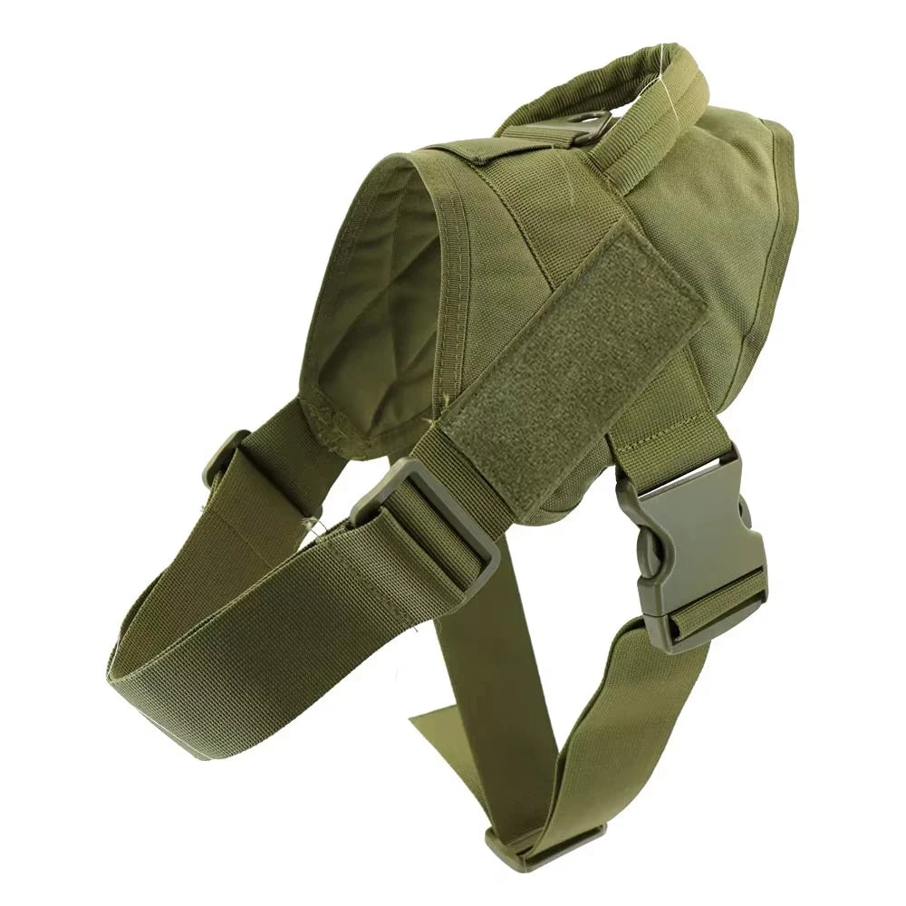 Tactical dog harness patrol harness service dog vest military dog vest working dog vest with handles suitable for large dogs