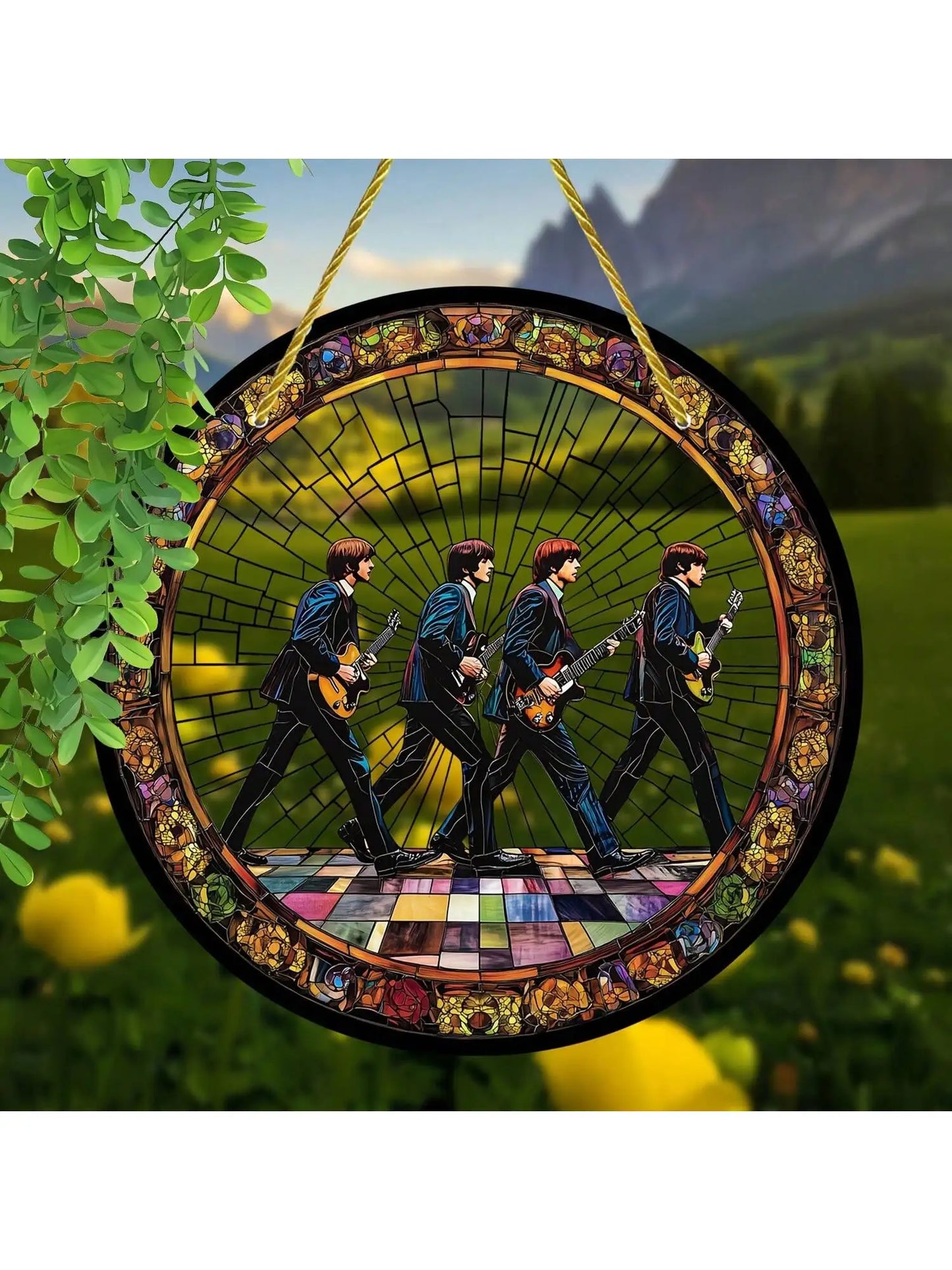 1pcs Music Legend Window Decoration, vivid indoor/outdoor decorations, unique birthday gifts for music enthusiasts,