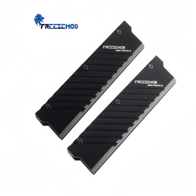 FREEZEMOD computer water cooler memory aluminum heat sink DDR5 memory vest. computer components , cooler ,2pcs/set .MEO-PM0AB-F