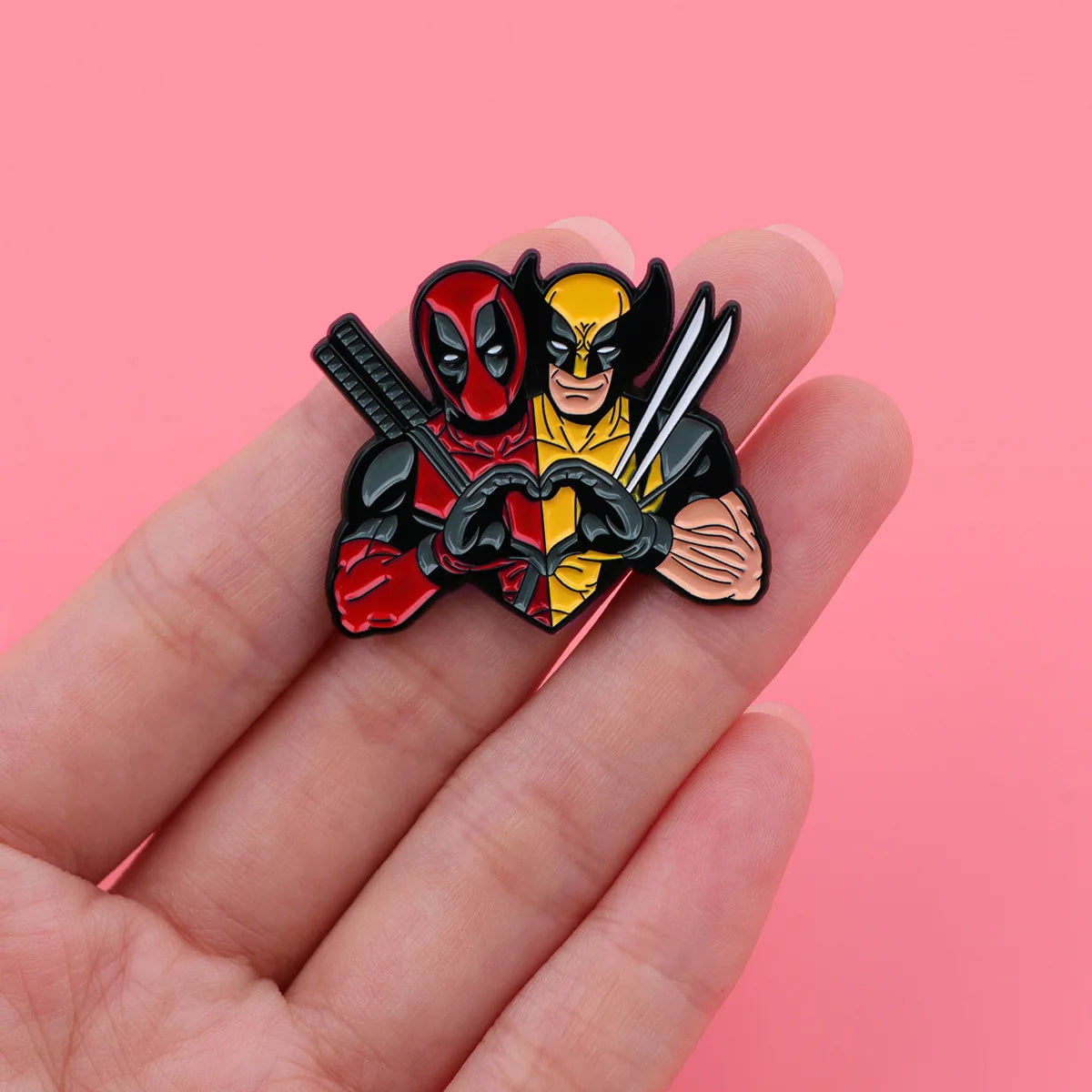 Cartoon Stitch Pin Movie Deadpool Hero Brooches for Women Men Lapel Pins Badges Clothes Accessories Cosplay Jewelry Fans Gifts