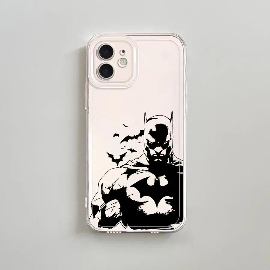 B-Batman Hero Logo Phone case for iPhone 16 15 14 13 12 11 Plus Pro ProMax 13 12 Mini X XS Max XR 7 8 SE cases