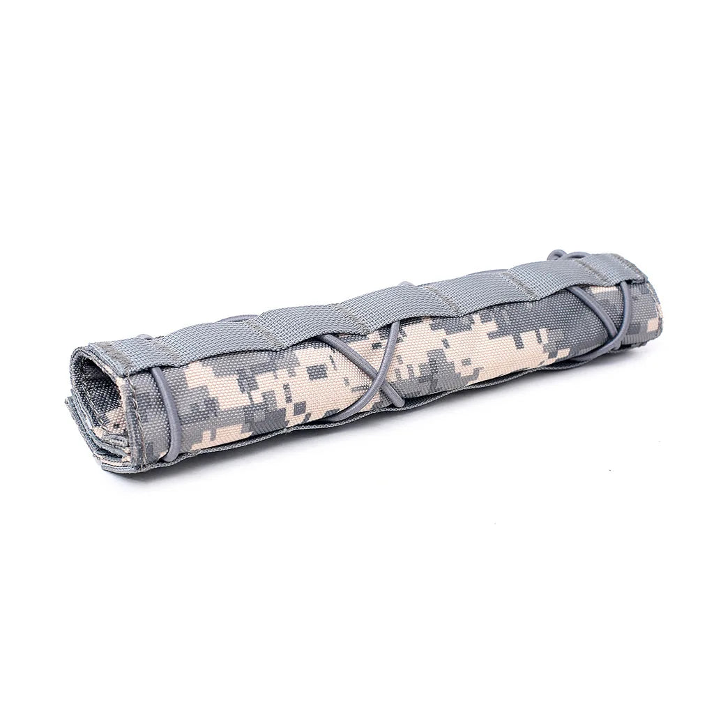 Tactical Hunting Soft Suppressor Muffler Cover Sniper Gun Shooting Muffler Sleeve Thermal Insulation Shielding Protector ﻿