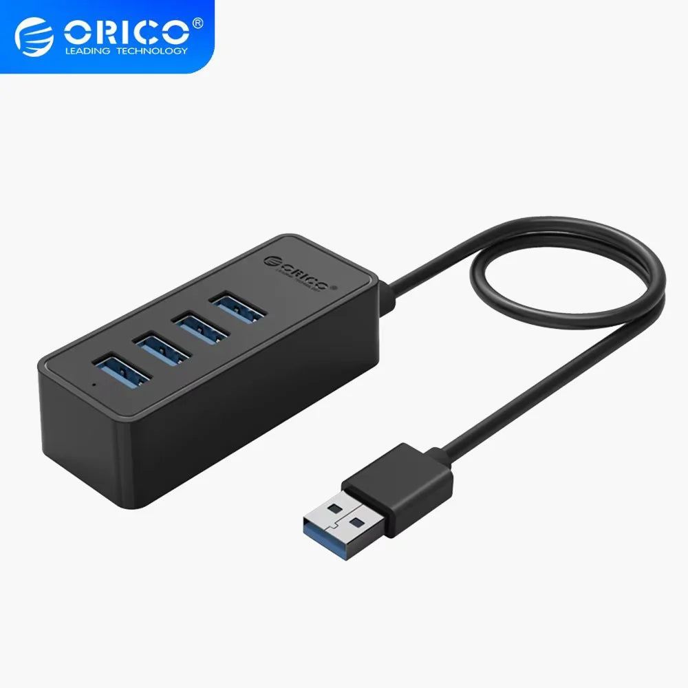Orico USB 3.0 HUB 5Gbps Dock Station Usb Hub for Mouse Keyboard Compatible with MacBook Pro Air Laptop Desktop PC Splitter