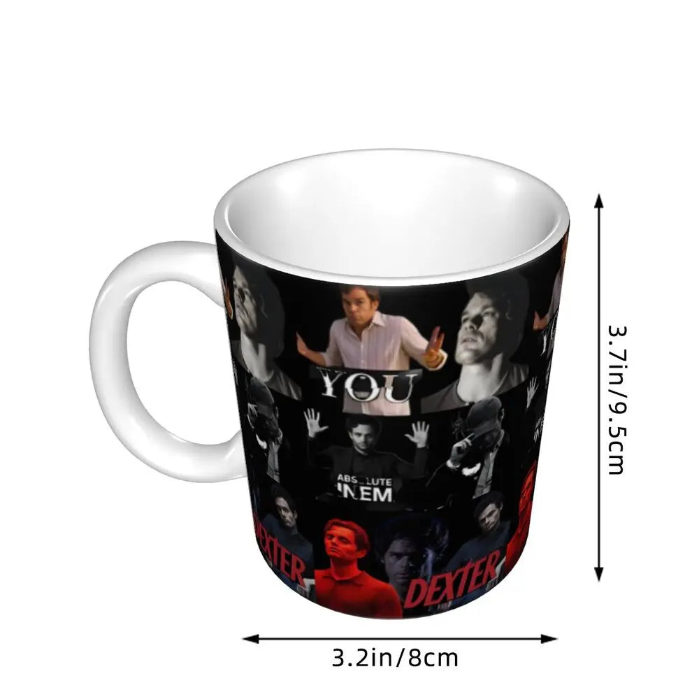 Customized Dexter Morgan Mugs DIY Movie Ceramic Milk Tea Coffee Cup