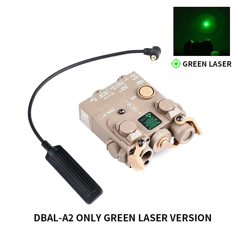 WADSN Tactical DBAL Red Dot Indicator Dbal A2 Green Pointer Singal Laser Airsoft DBAL-A2 Hunting Scout Light Fit 20mm Rail