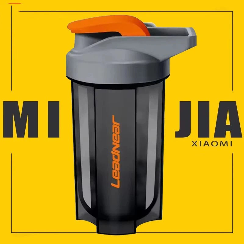 Portable Protein Shaker 500ml Fitness Bottle with Wire Whisk Ball for Fitness Enthusiasts Athletes Very For Outdoor Gym