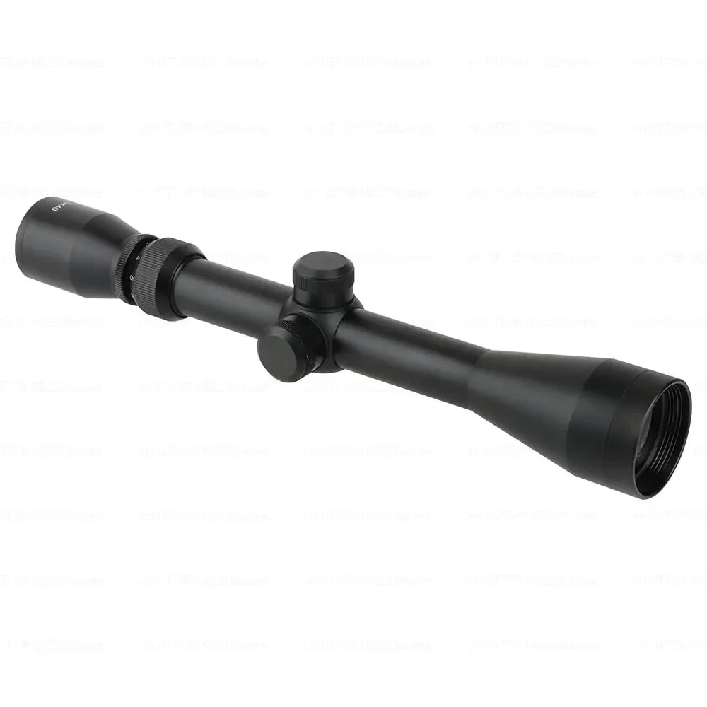 3-9X40 Optics Sniper Gun Scope W/Rangefinder Tactical Hunting Zoom Riflescope Rifle Mil-Dot Scope for Weaver/Picatinny Rail