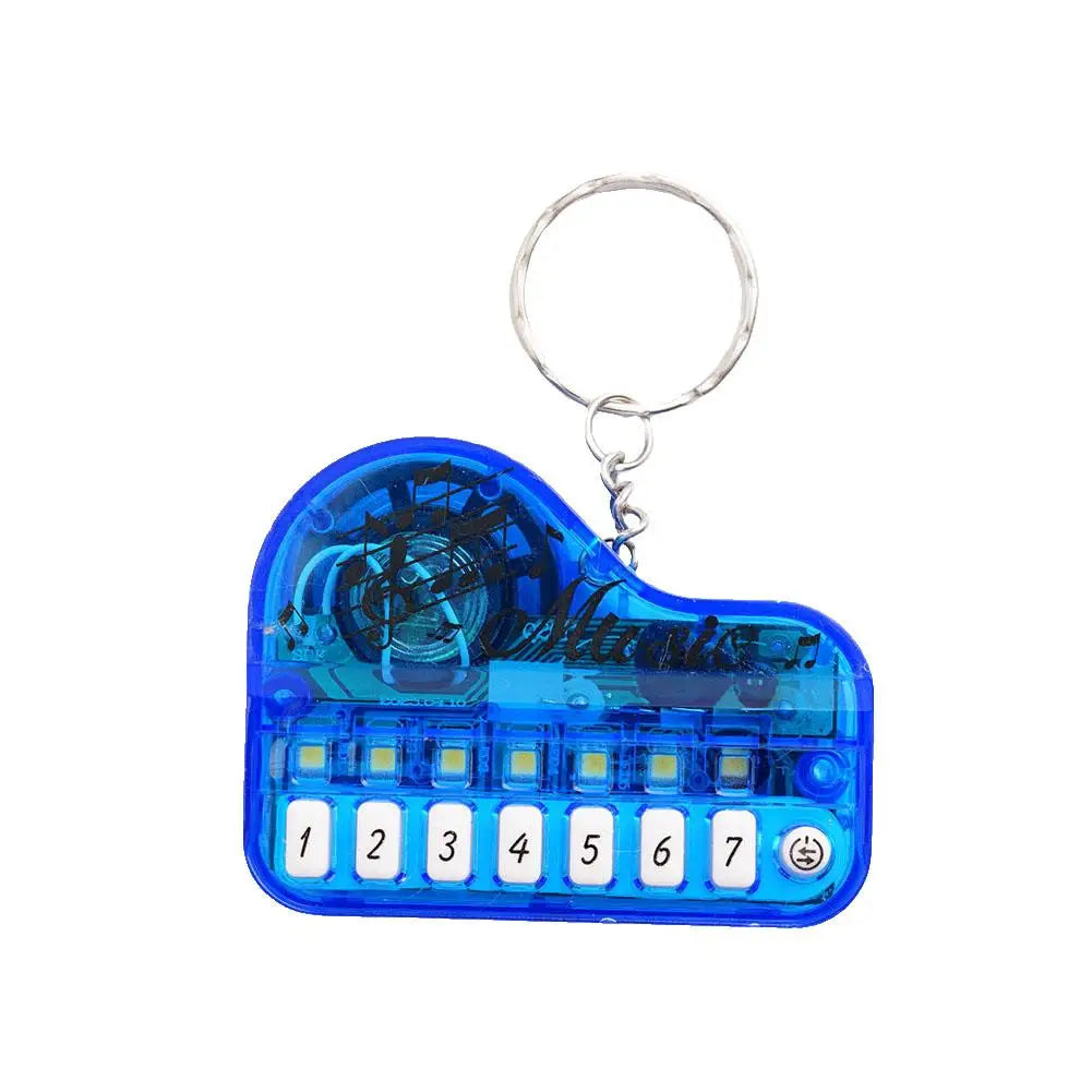 Piano Keychain Musical Instrument Toy Portable Mini Playable Keyboard Piano Jewelry Friend Music Gift Keychain Lover Electr I1K9